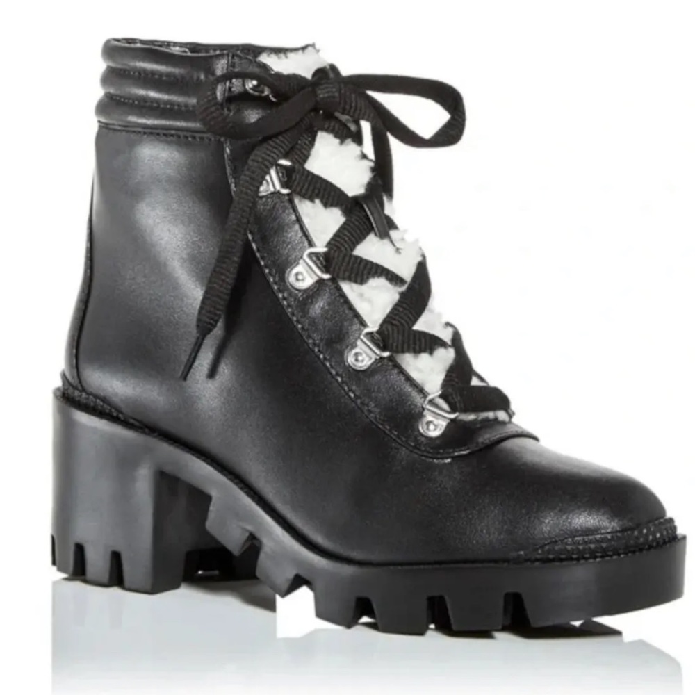 Aqua Gilca Block Heel Ankle Boots